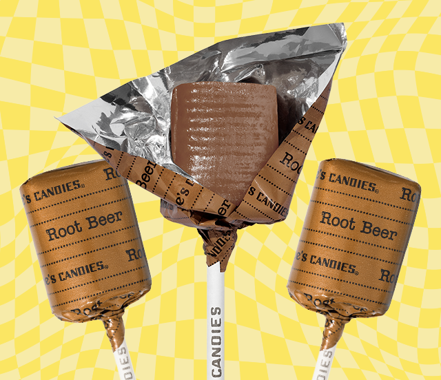 Root Beer Lollypops