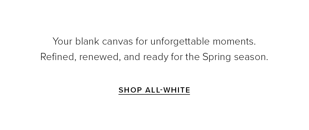 Spring Whites