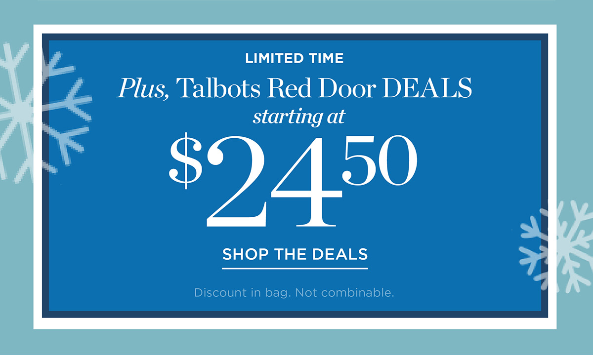 Limited Time! Red Door Deals starting at $24.50 | Shop The Deals