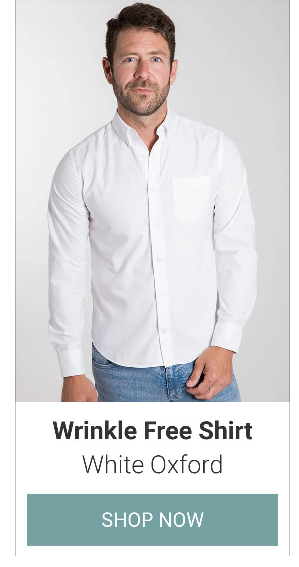 White Oxford Wrinkle Free Shirt