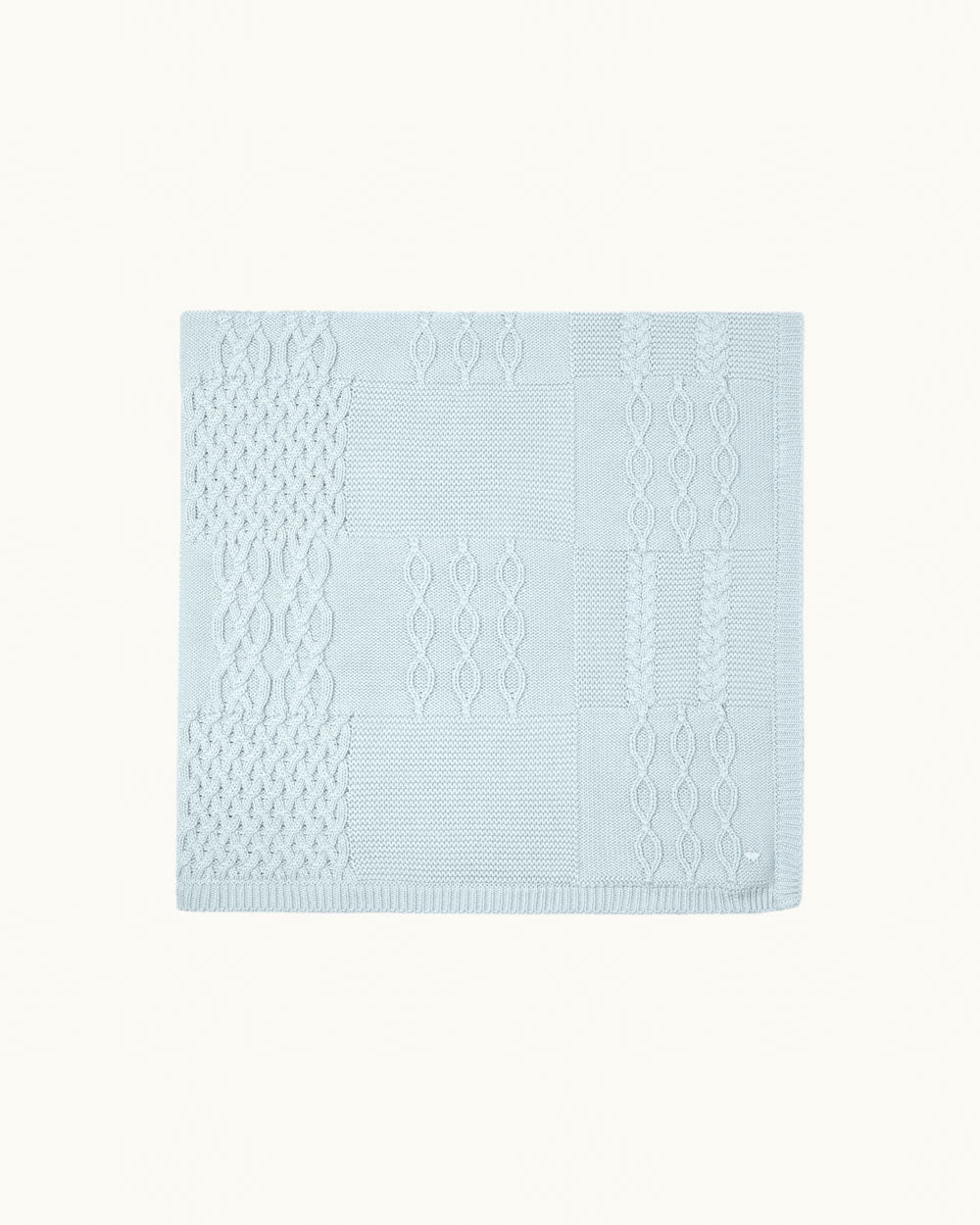 Image of Summer Cotton Blanket - Blue