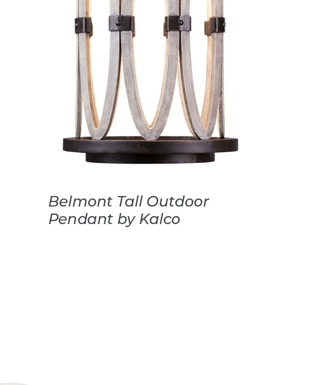 Belmont Tall Outdoor Pendant