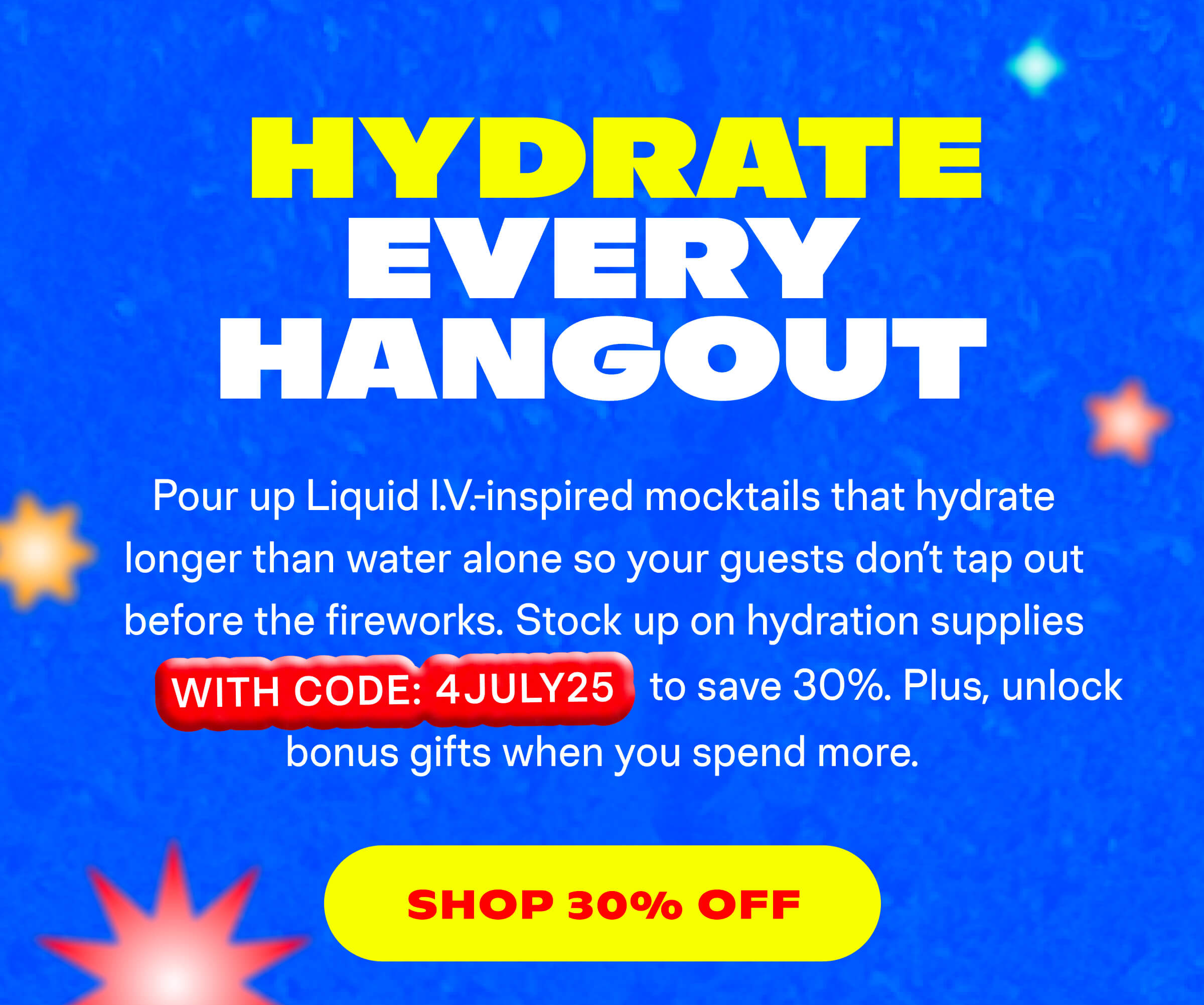 Hydrate Every Hangout this 4th of July