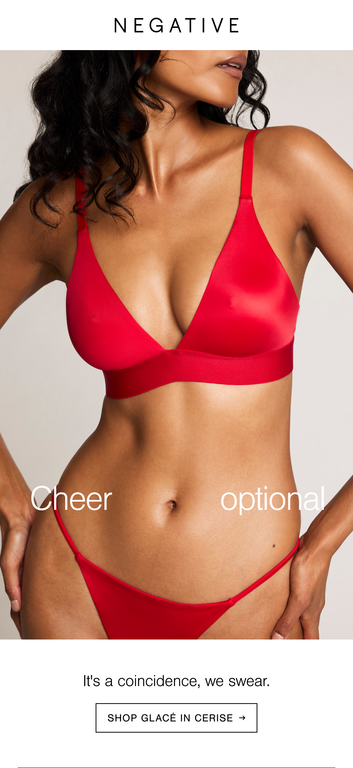 A wireless, ultra-luxe triangle bralette: comfortable for day, glam for night, perfect for always. Now in Cerise: a rich and moody dried rose petal red tone.