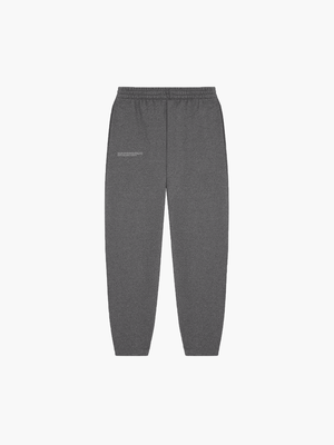 Reclaimed Cotton Barrel-Leg Track Pants—reclaim charcoal