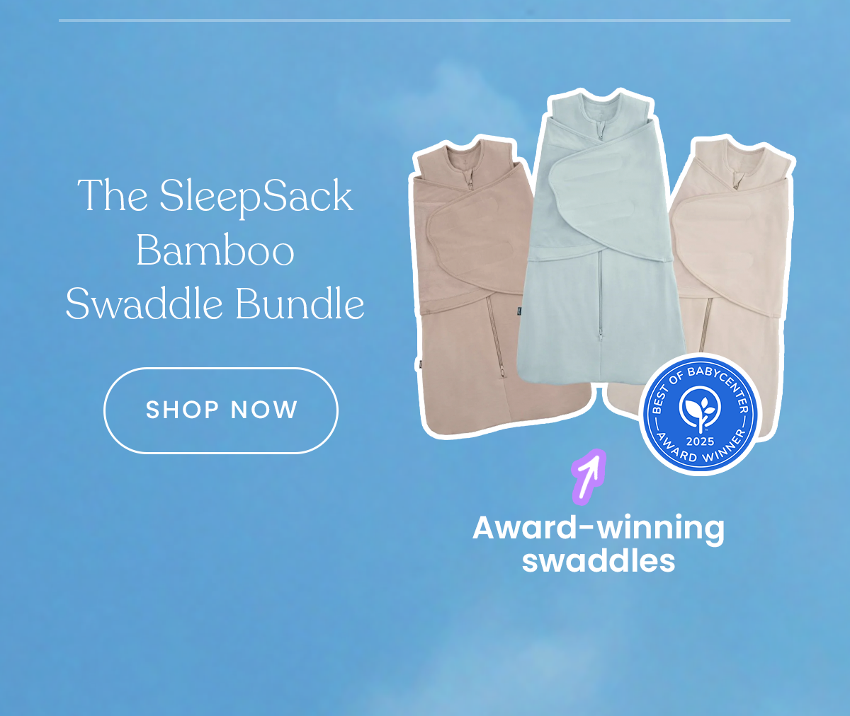 The SleepSack Bamboo Swaddle Bundle
