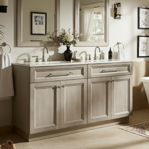 Image of vanity cabinets