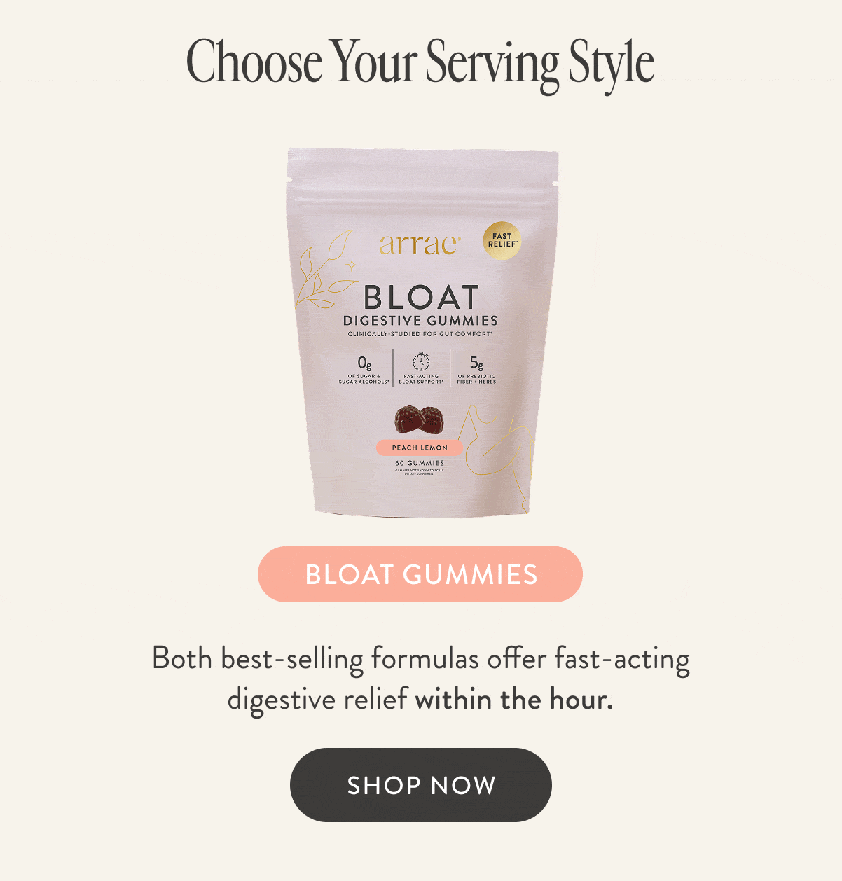 Choose Your Serving Style