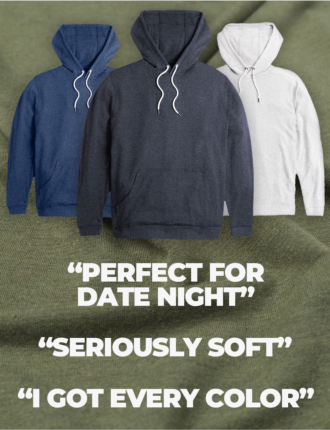 Review Quotes: "Perfect for date night", "Seriously soft", "I got every color"