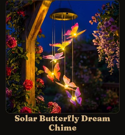 Solar Butterfly Dream Chime