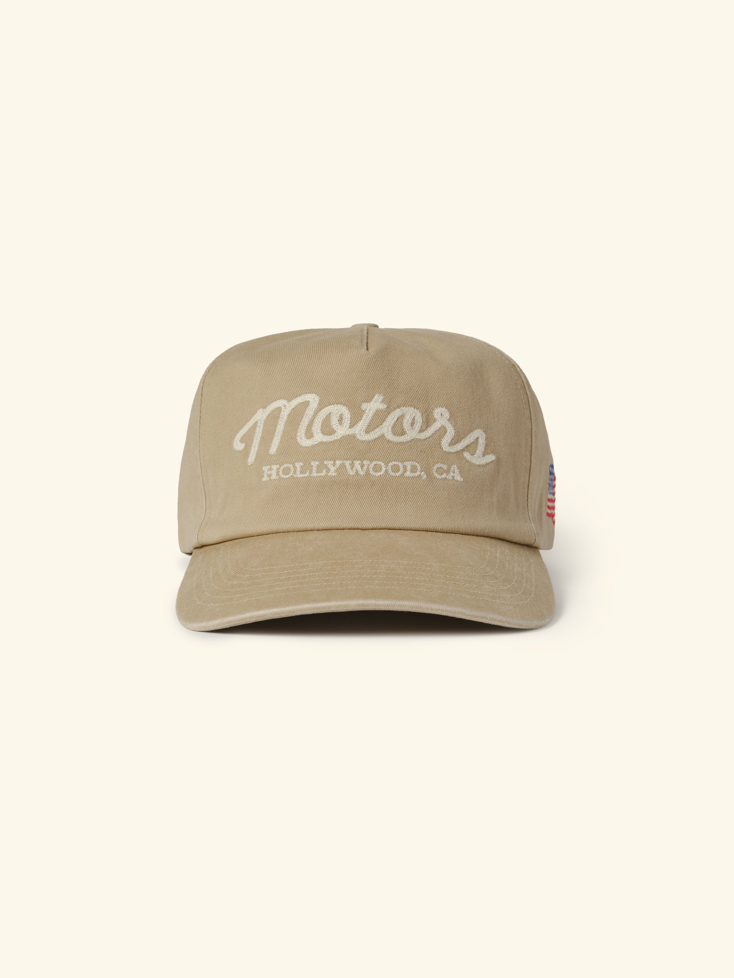 Image of Motors 5 Panel Hat (Desert Tan)