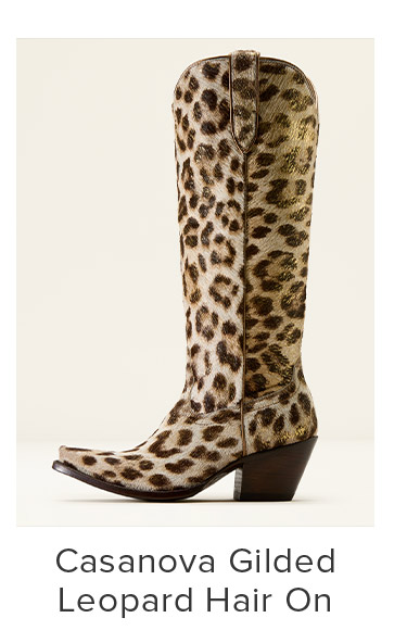 Casanova Gilded Leopard Hair On