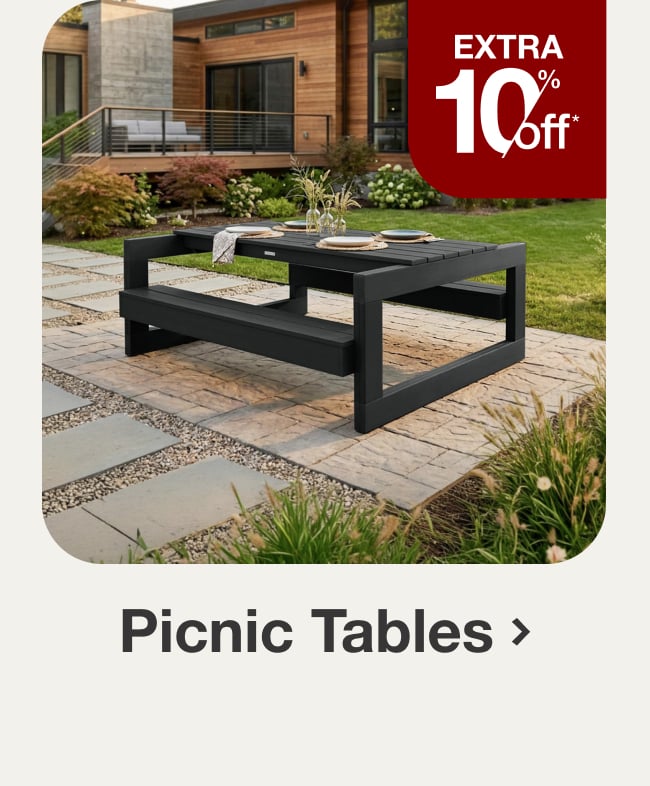 Save on Picnic Tables
