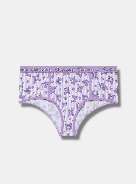 Kuromi Mid-Rise Cotton Cheeky Panty