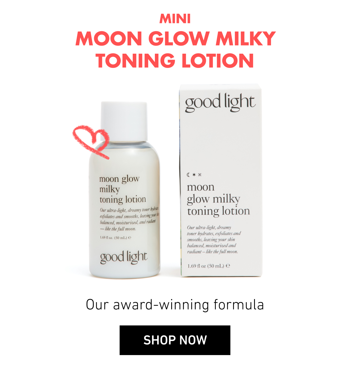 Mini Moon Glow Milky Toning Lotion