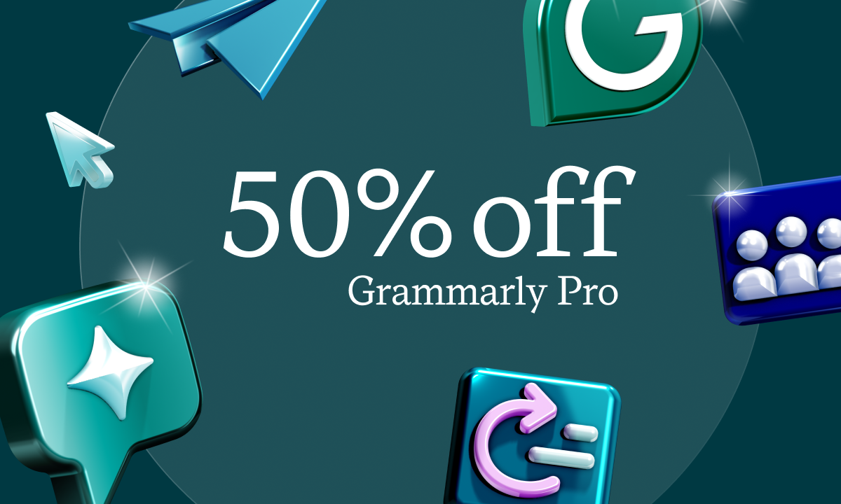 50% Grammarly Pro