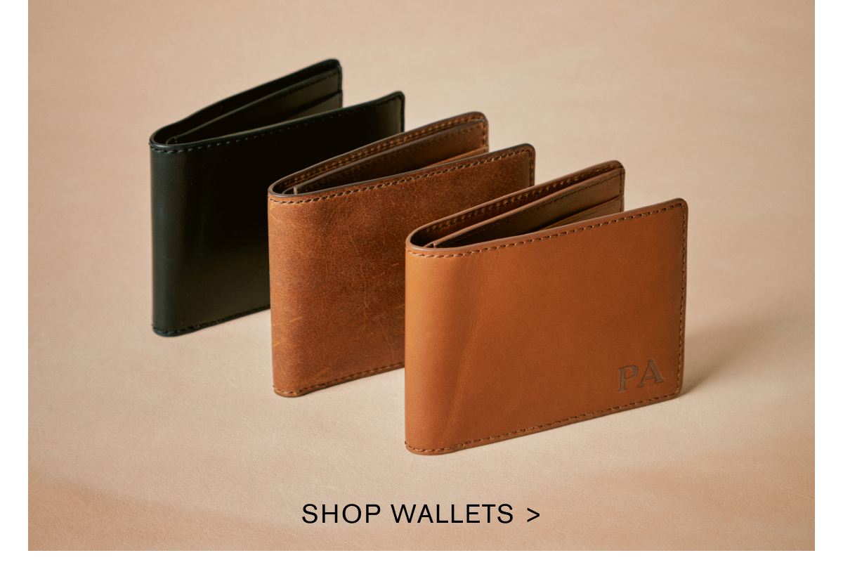 SHOP WALLETS >