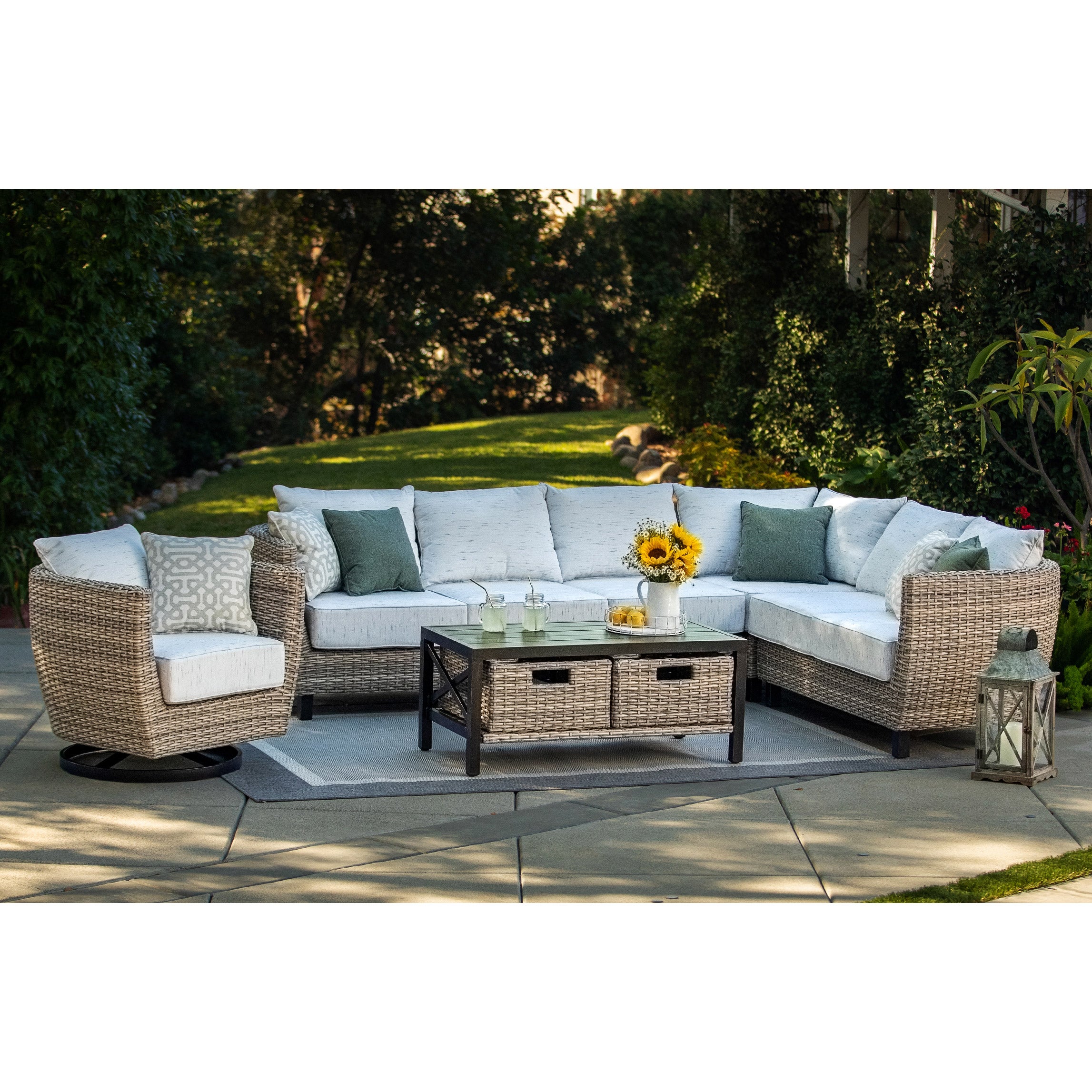 Wilder 8-Piece Outdoor Patio Sectional Set