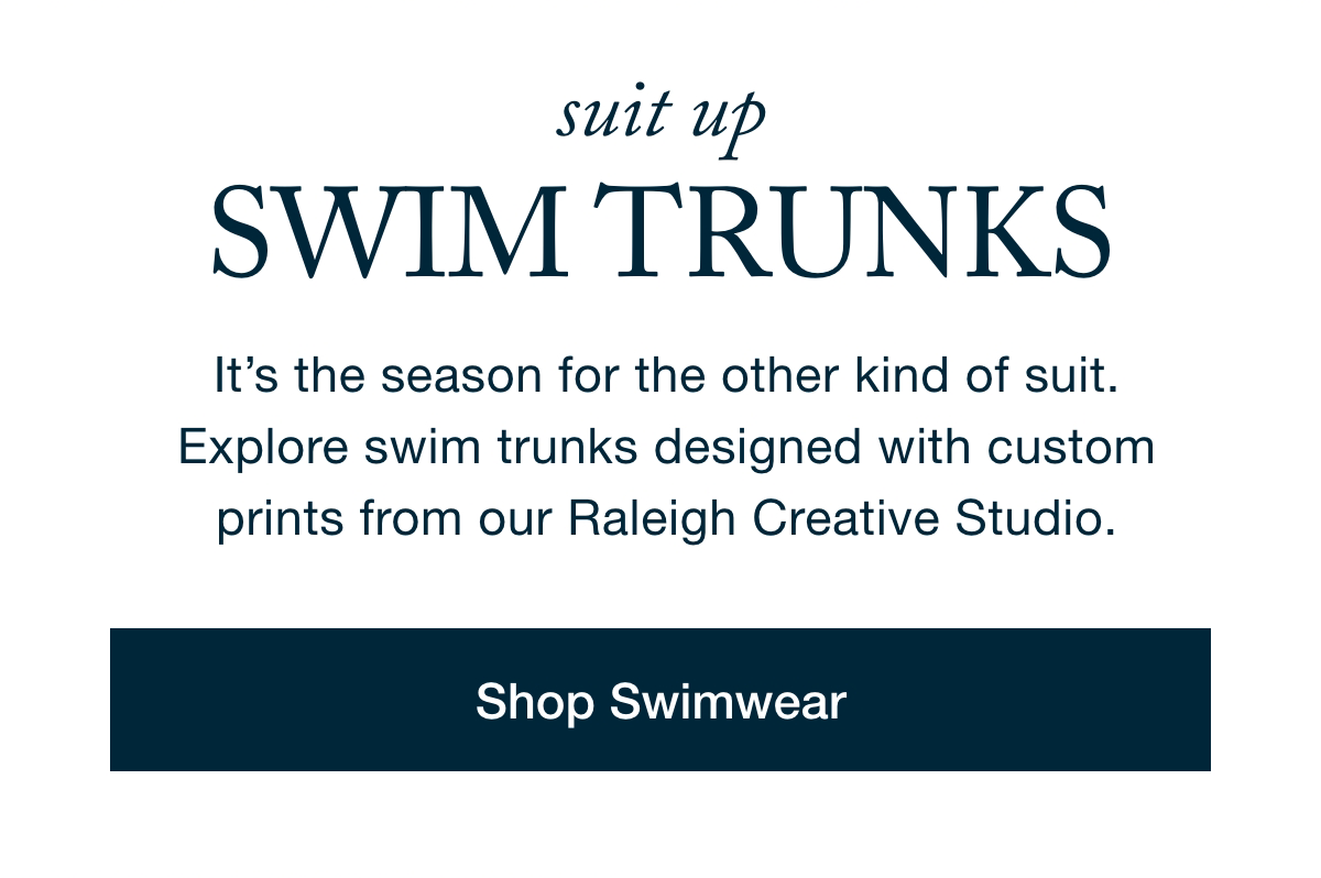 Suit Up Swim Trunks - Shop Swimwear