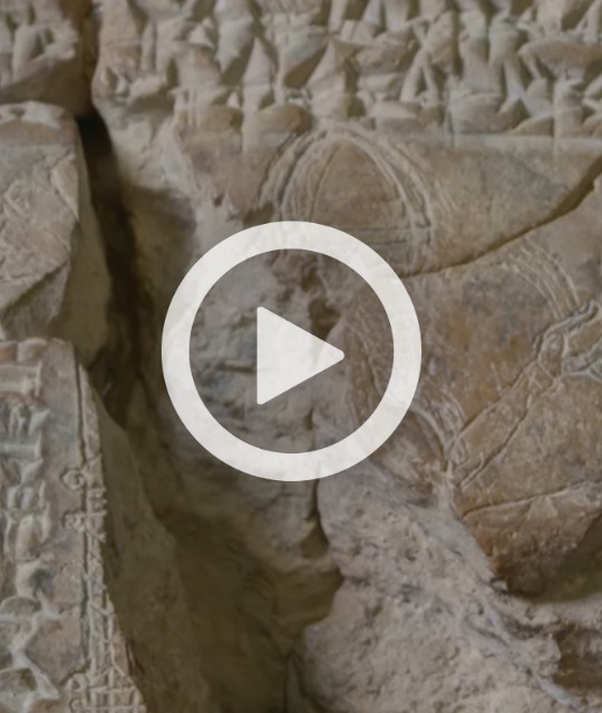 Assyrian relief depicting mesopotamian spirits, 4500-4000 BCE