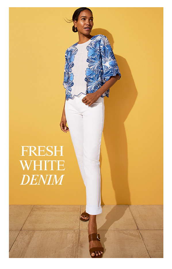 Fresh White Denim