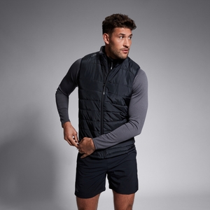 Mens Open Hem Stadium Pant Black