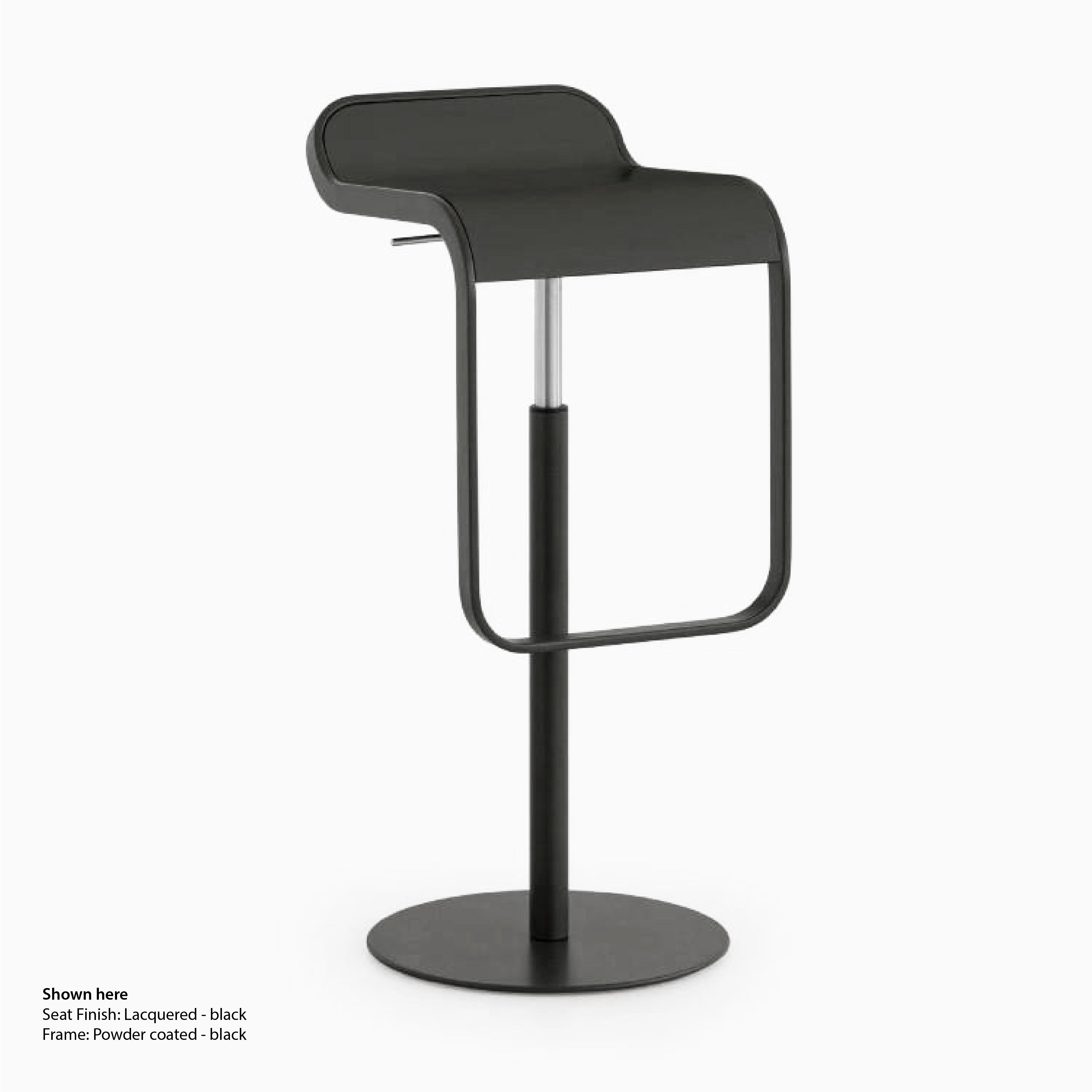 Image of LEM Height Adjustable Stool - Mat Chromed Gas Lift