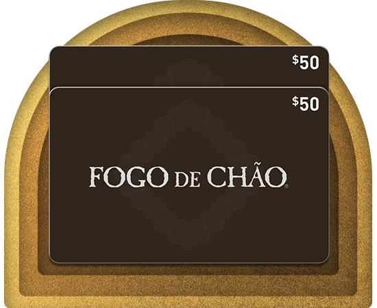 Fogo de Chao Brazilian Steakhouse Two Restaurant $50 eGift Cards ($100 Value)