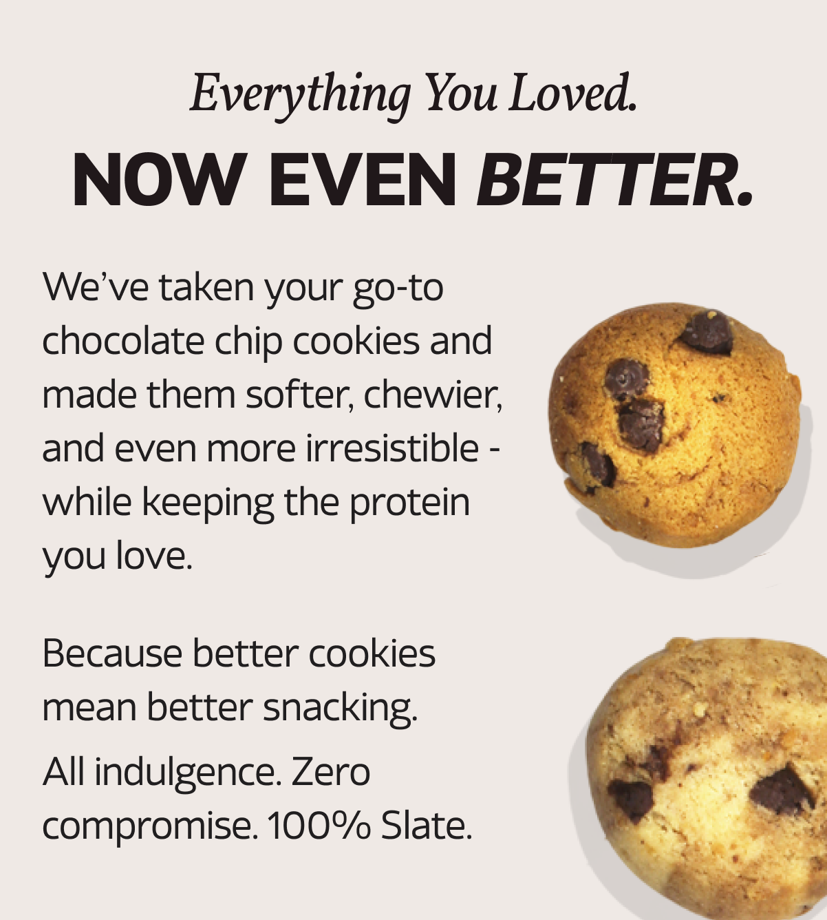 Everything You Loved. Now Even Better.