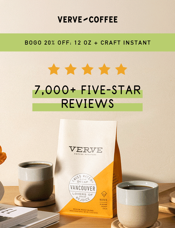 Discover your blend - Buy one get one 20% off use code GOODMORNING