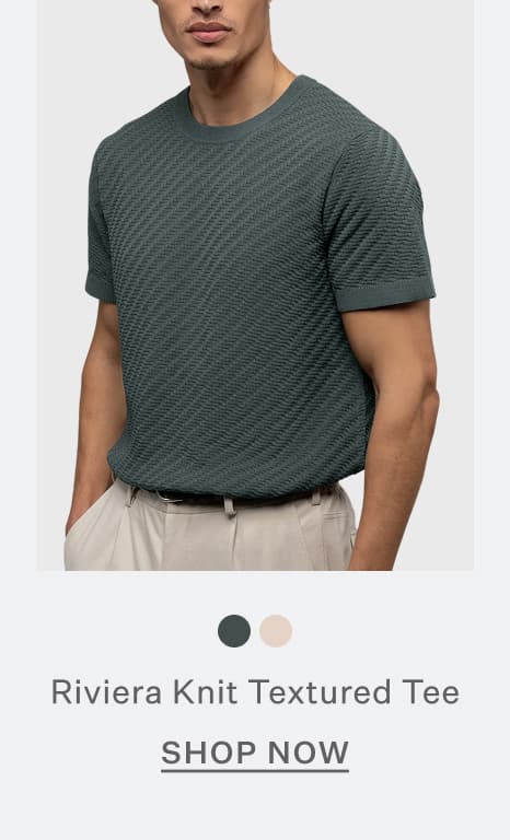 Riviera Knit Textured Tee