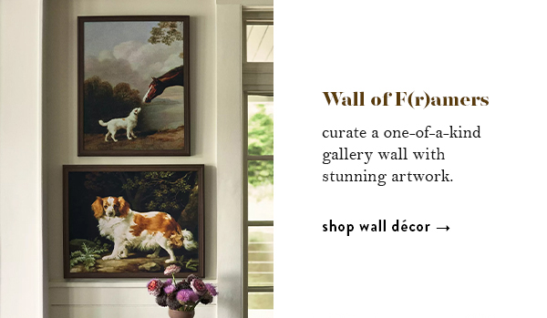 wall of frames