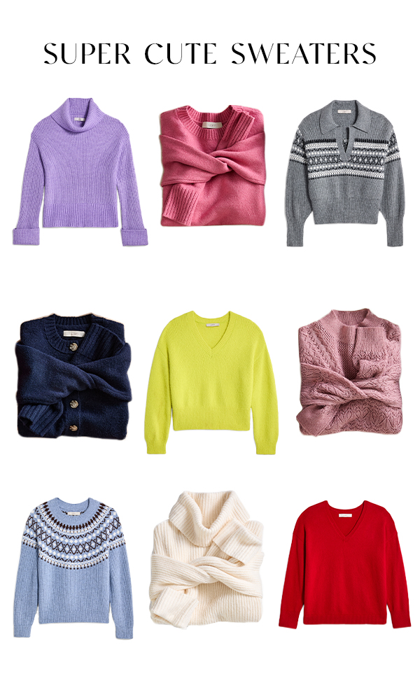 $25 Sweaters