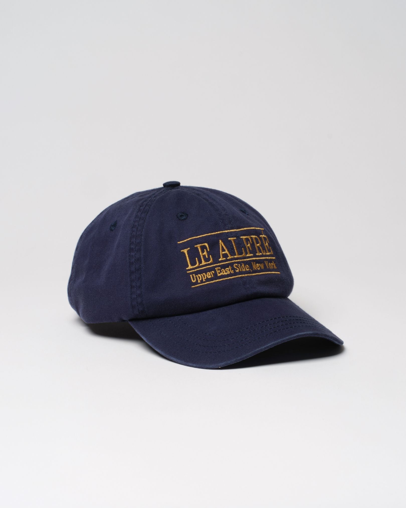 Image of Le Alfré Upper East Side Navy Throwback Cap