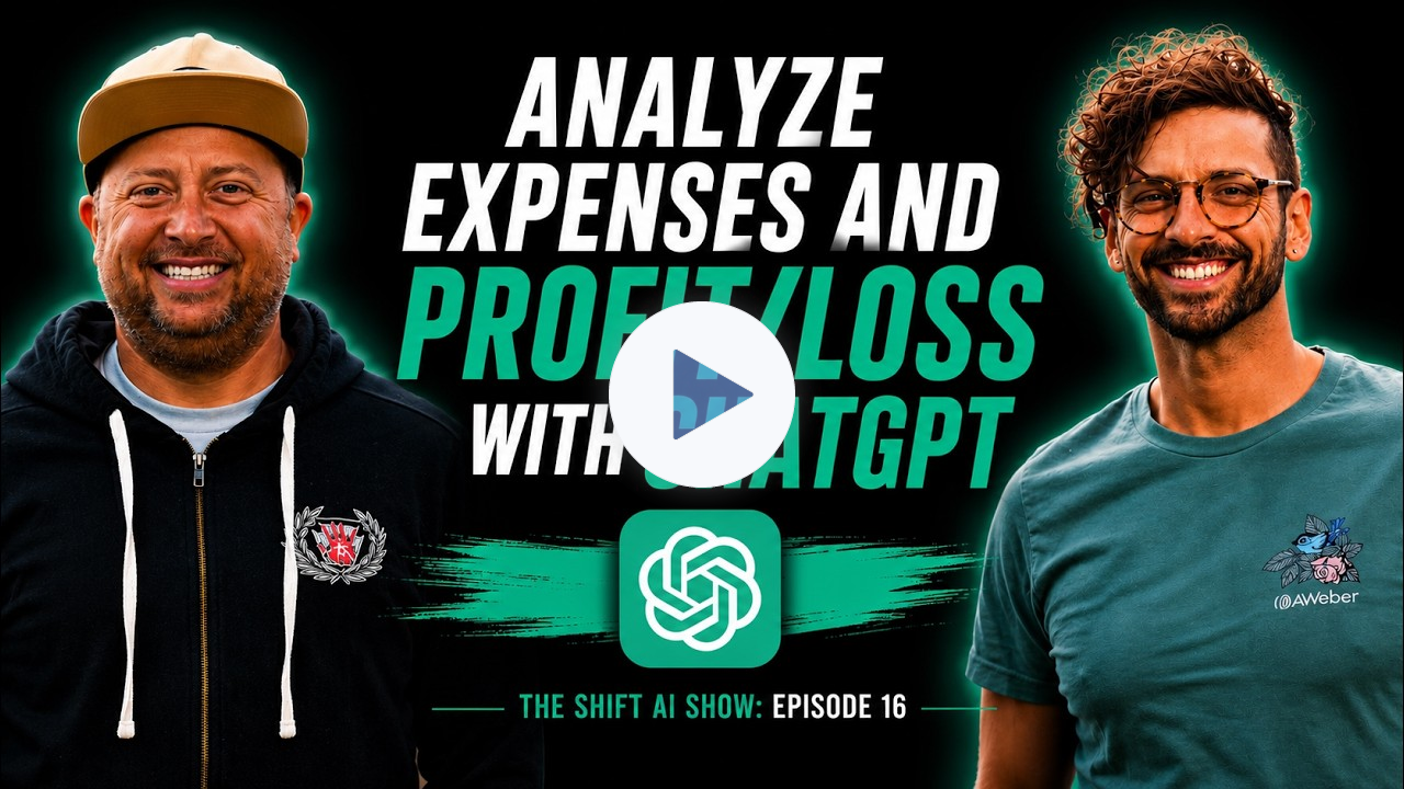 Use ChatGPT to Categorize Expenses, Analyze Your P&L, and Send Invoice Emails / The Shift AI Show