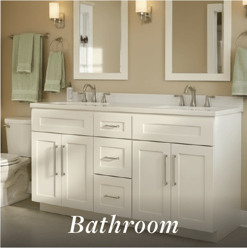 Bathroom with Artisan Cabinet