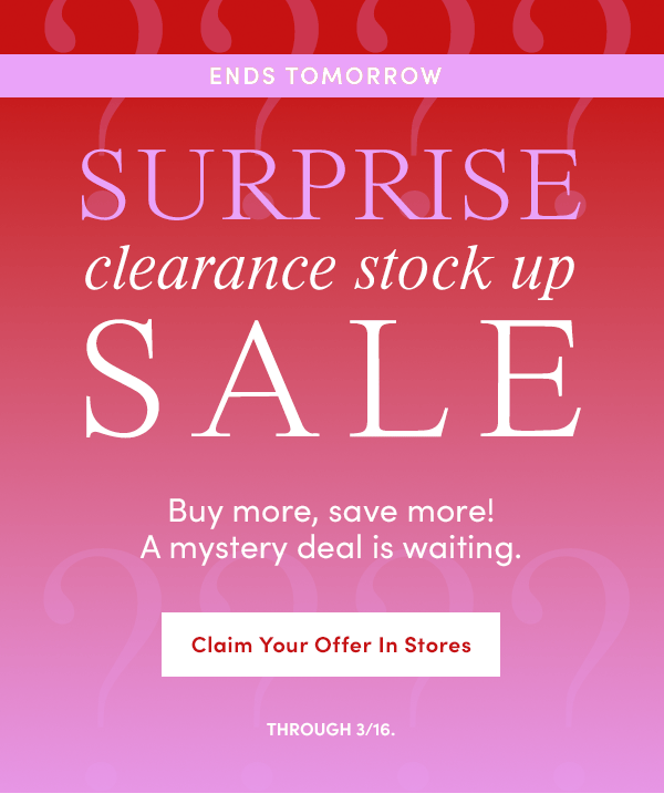 ENDS TOMORROW