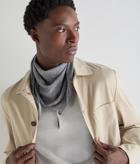 Unisex Silk Cashmere Scarf