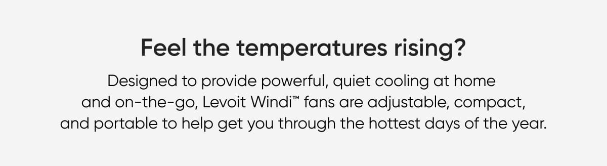 Feel the temperatures rising?