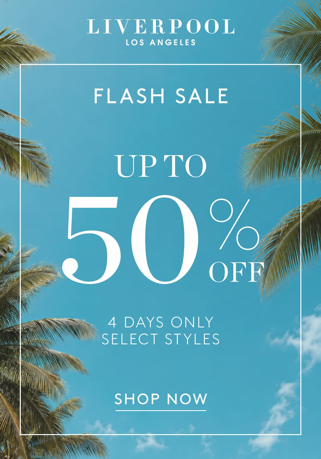 Up to 50% Off! 4 days Only! 