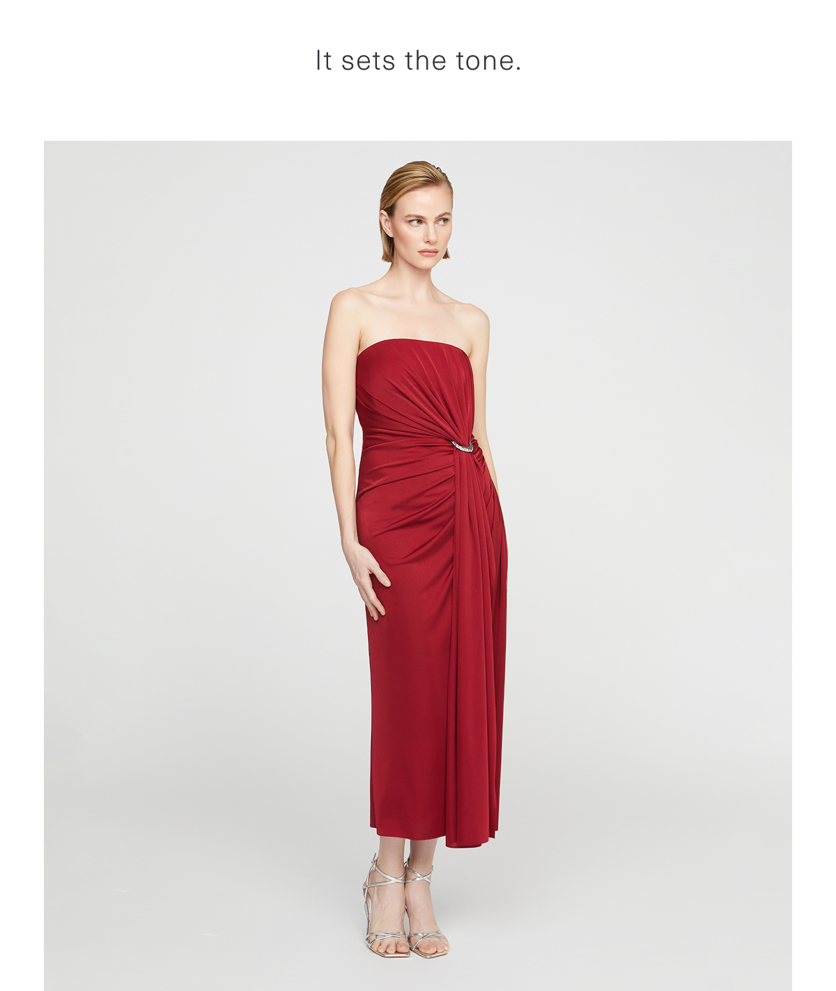 It sets the tone. Shop the Nadia Midi