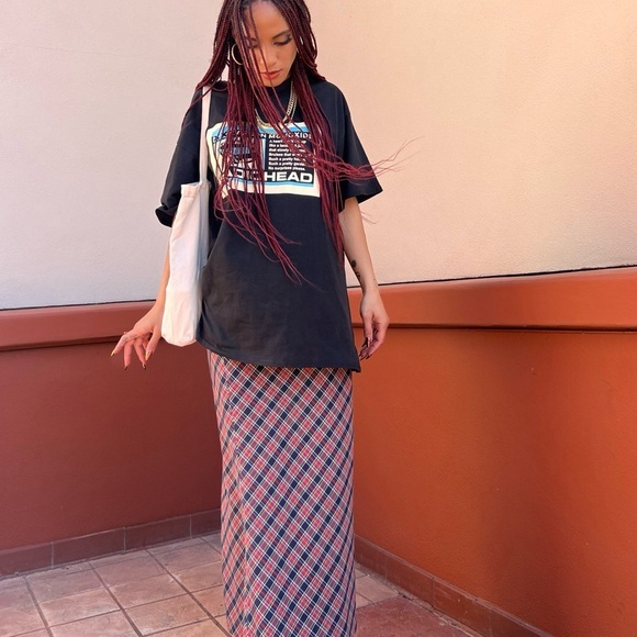 Plaid Maxi Skirts