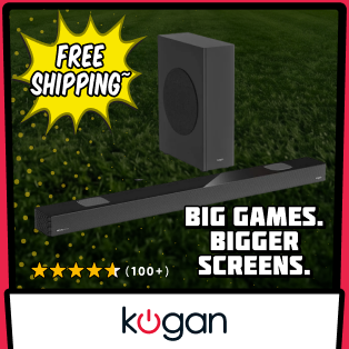Kogan 5.1.2 Channel 200W Dolby Atmos Soundbar with Wireless Subwoofer Product Image