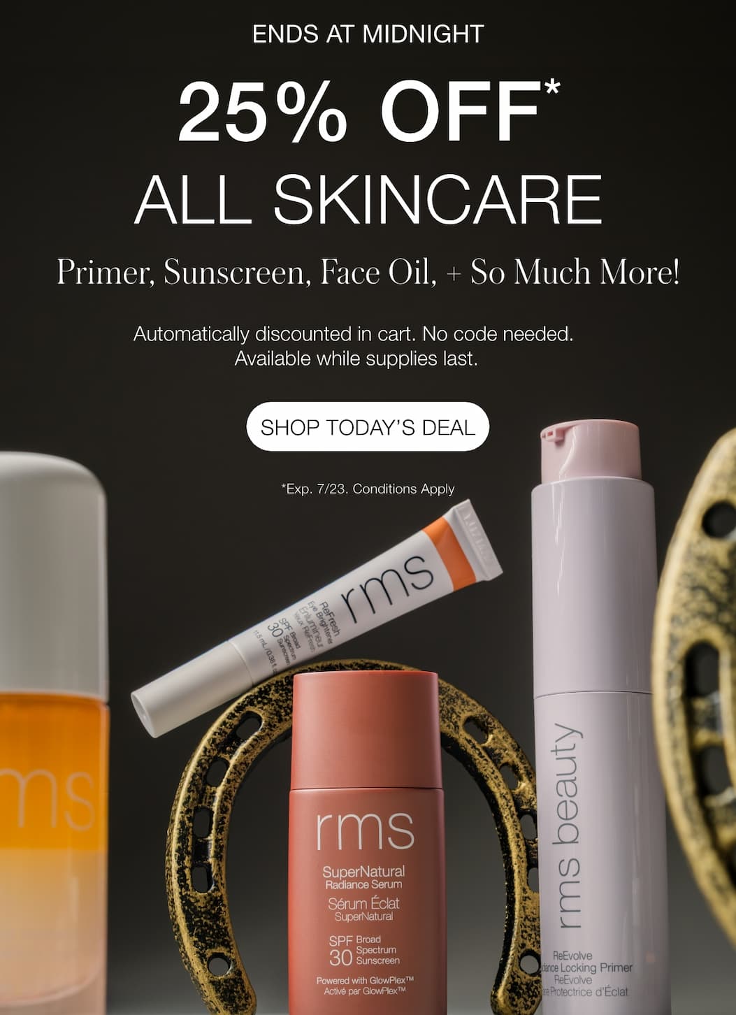 Today Only: 25% Off Skincare