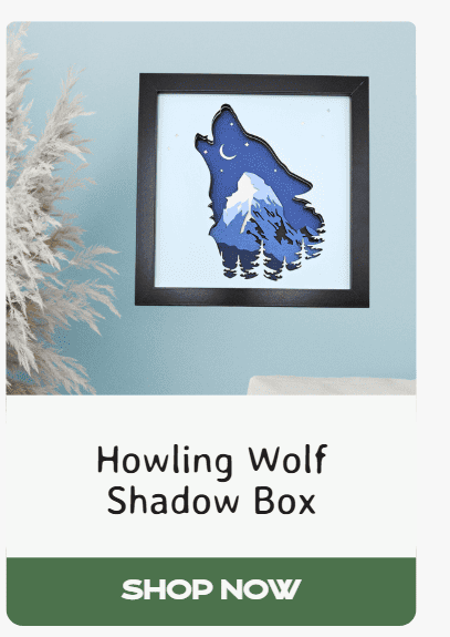 Howling Wolf Shadow Box