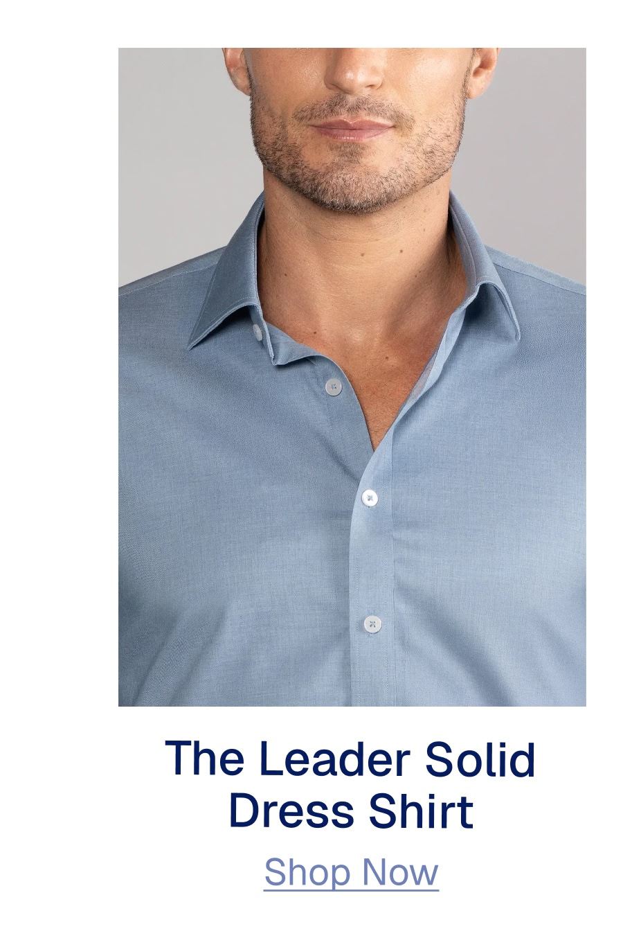 The Leader Solid Dress Shirt