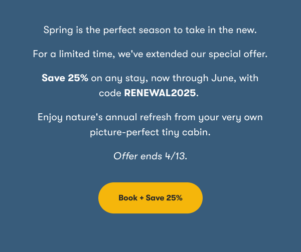 Spring is the perfect season to take in the new.