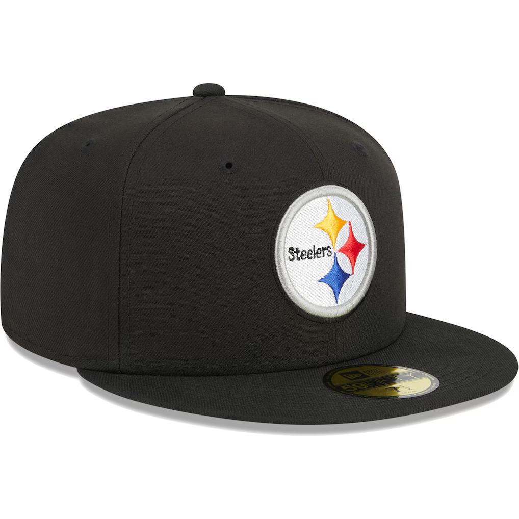 Image of New Era Pittsburgh Steelers Basic 59FIFTY Fitted Hat- Black