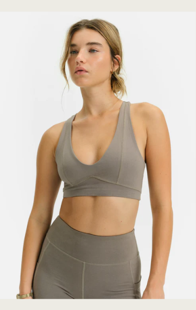 Organic Stretch V-Neck Bra