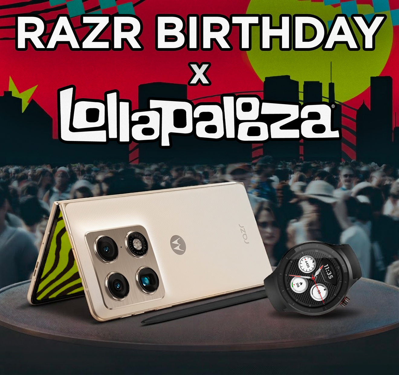 RAZR BIRTHDAY X LOLLAPALOOZA